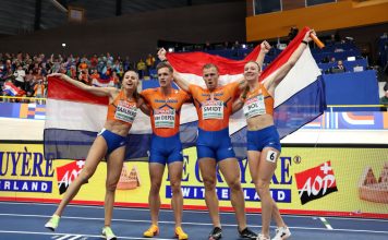 Нідерландці виграли перше в історії золото Чемпіонату Європи у приміщенні в змішаній естафеті 4х400