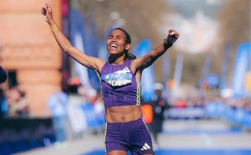 Дебютанка марафону Тесфай пробігла з другим результатом в світовій історії